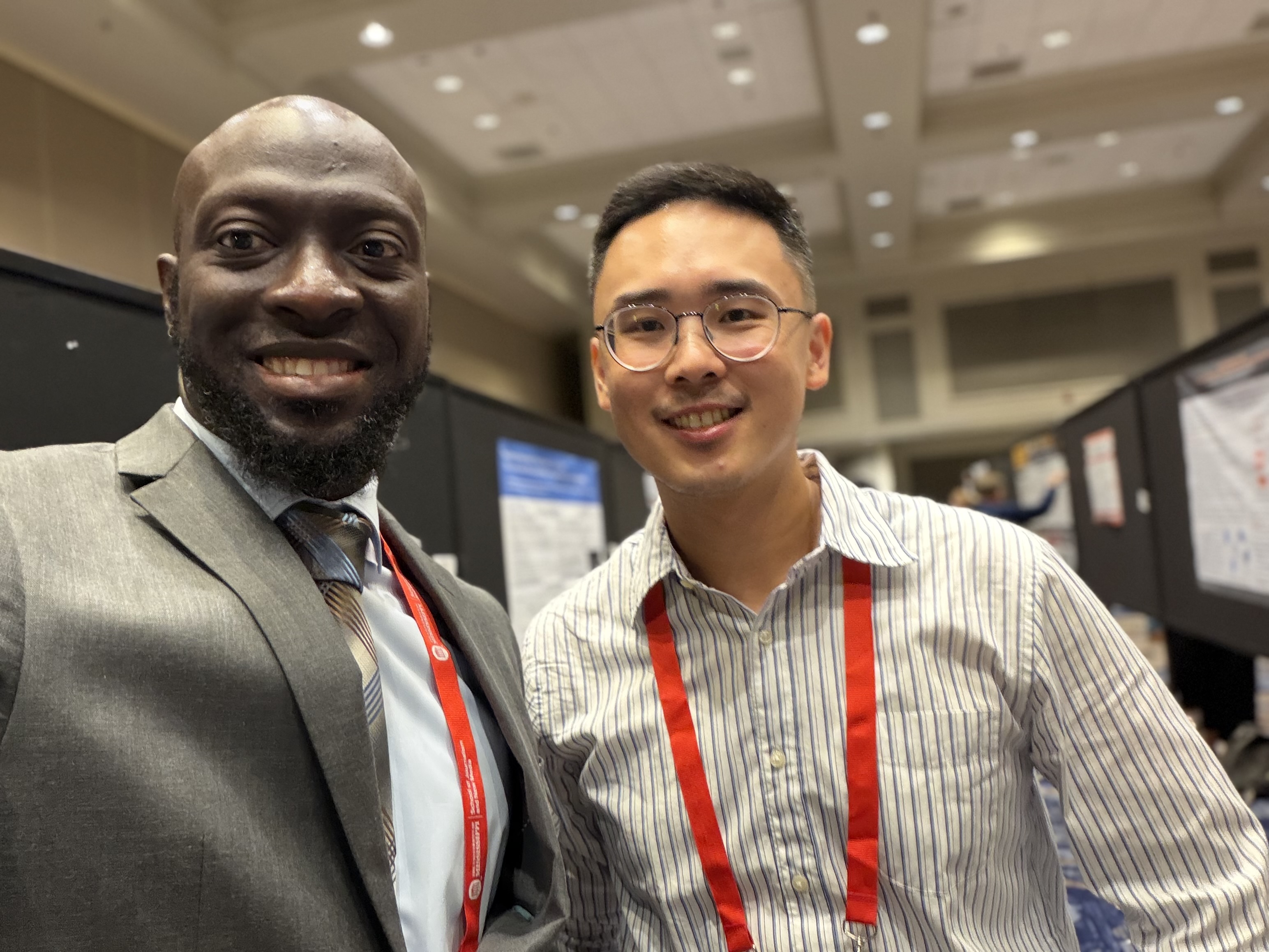 Drs. Qu and Fordjour at AEJMC
