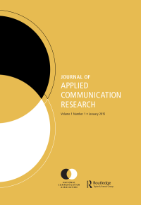 Cover of the Journal of Applied Communication Research