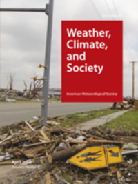 Cover of the journal Weather, Climate, and Society