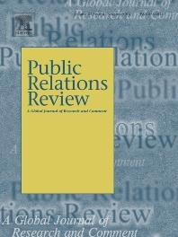 Cover of the journal Public Relations Review