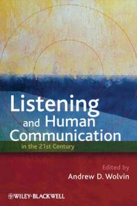Cover of Listening and Human Communication in the 21st Century