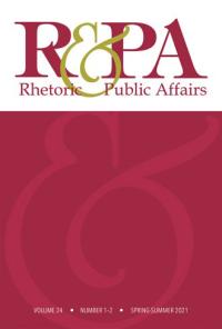 Cover of the journal Rhetoric and Public Affairs