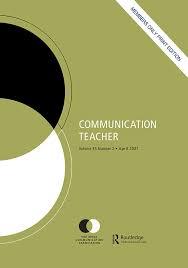 Cover of the journal Communication Teacher