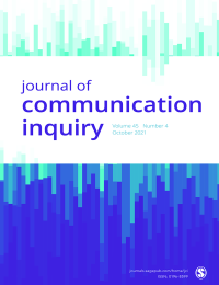 Cover of the Journal of Communication Inquiry