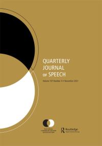 Cover of Quarterly Journal of Speech