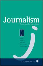 Cover of the journal Journalism