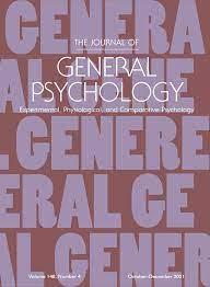 Cover of the Journal of General Psychology