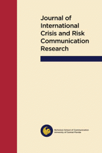 Cover of the Journal of Intl Crisis and Risk Communication Research