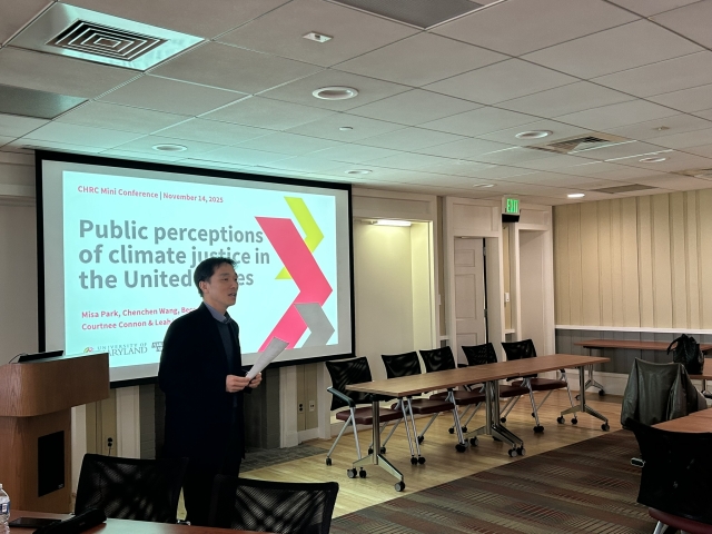 Kang Namkoong at CHRC Conference 